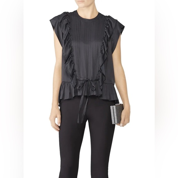 EUC Zadig & Voltaire // Toundra Ruffle Blouse Large - Picture 1 of 13